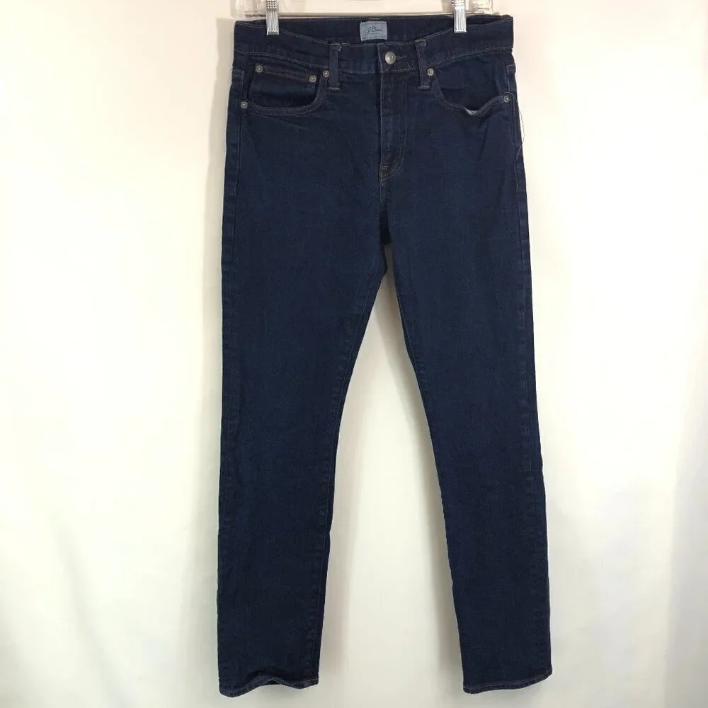 J. Crew 484 Slim Dark Wash Jeans Size 32 X 32